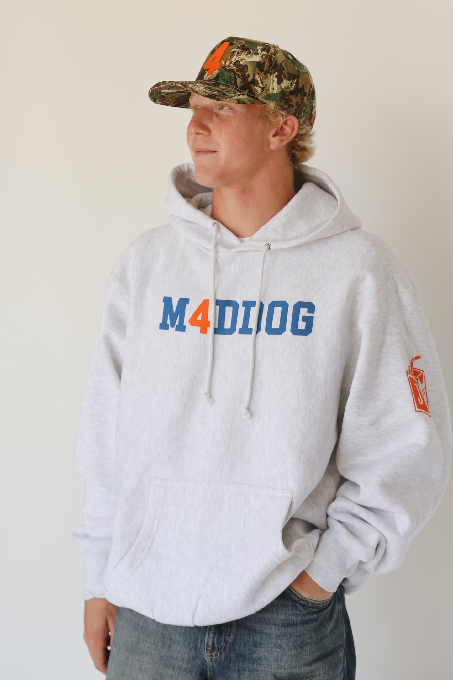 'M4DDOG' Hood - Vintage Heather