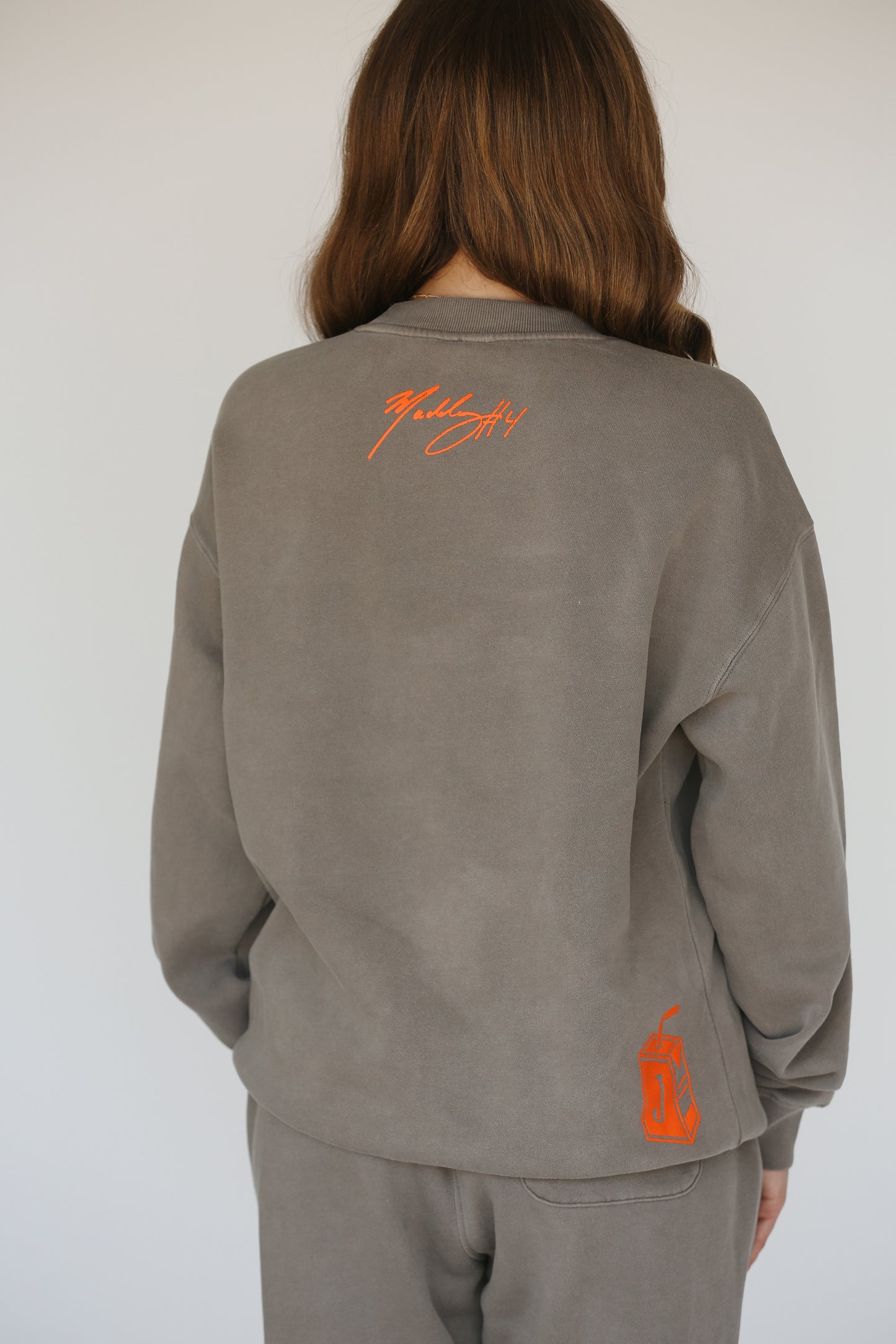 '4' College Crew - Vintage Grey