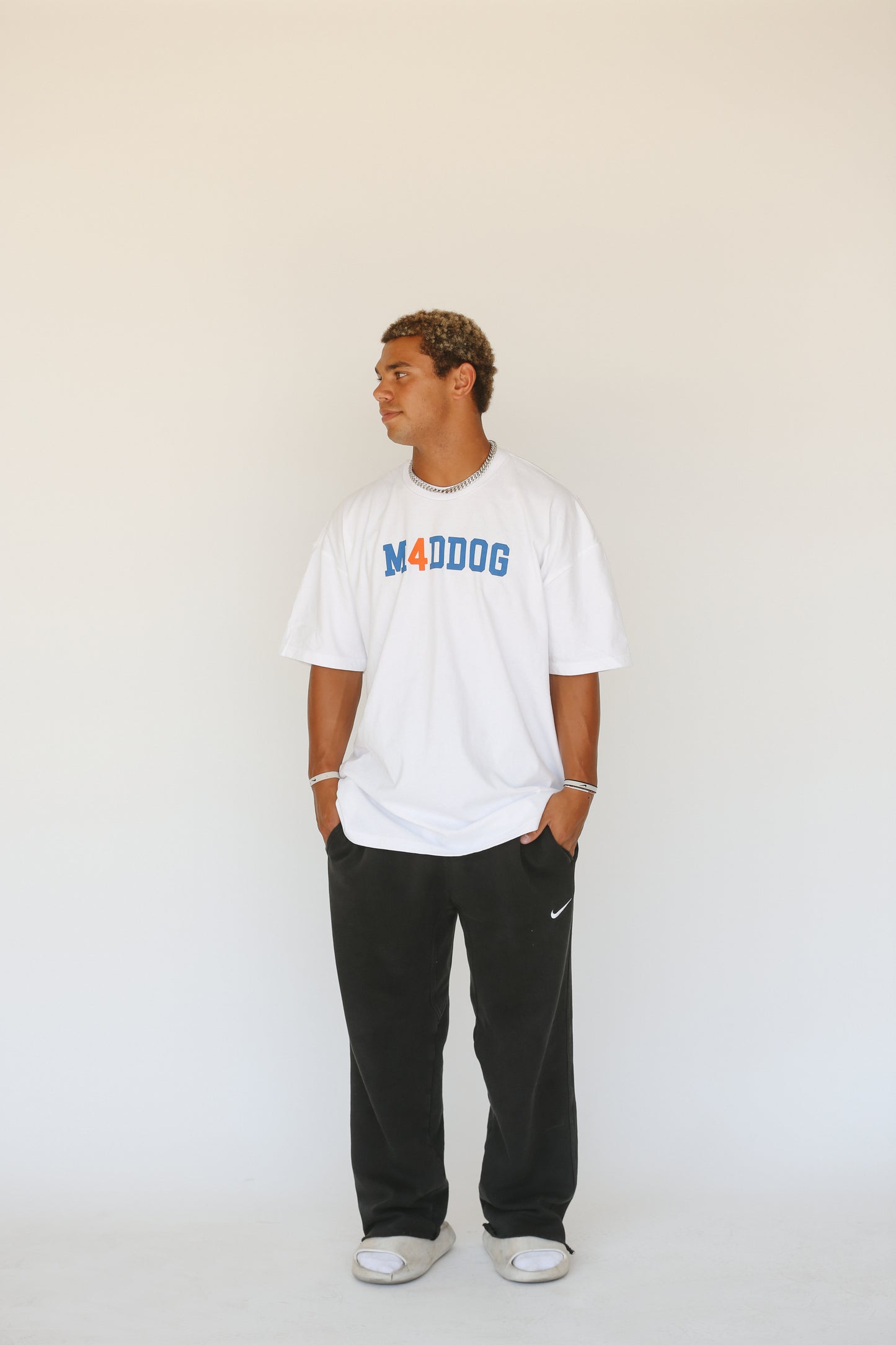 'M4DDOG' Tee - White