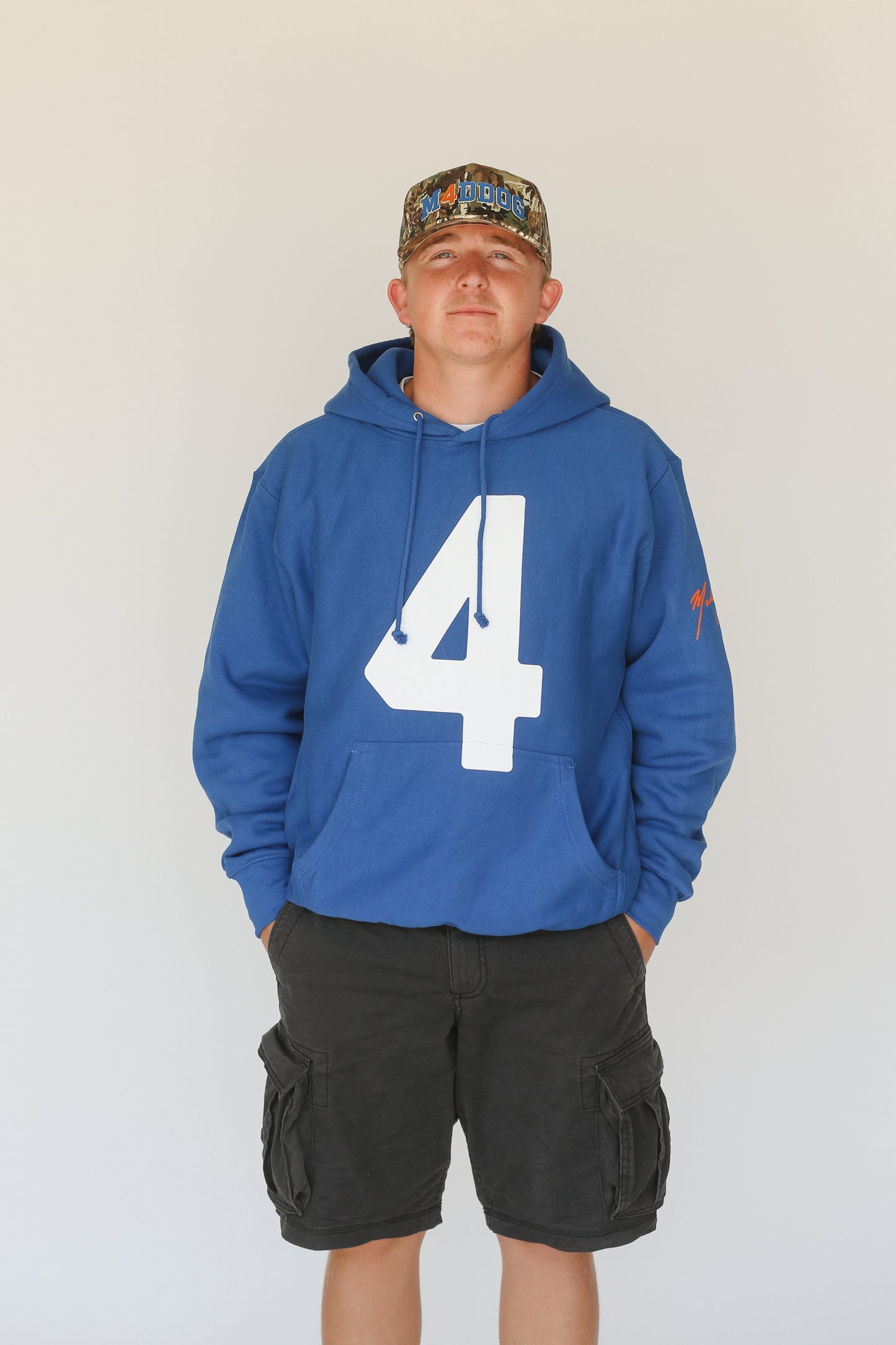 '4' Winter Game Hood - Royal